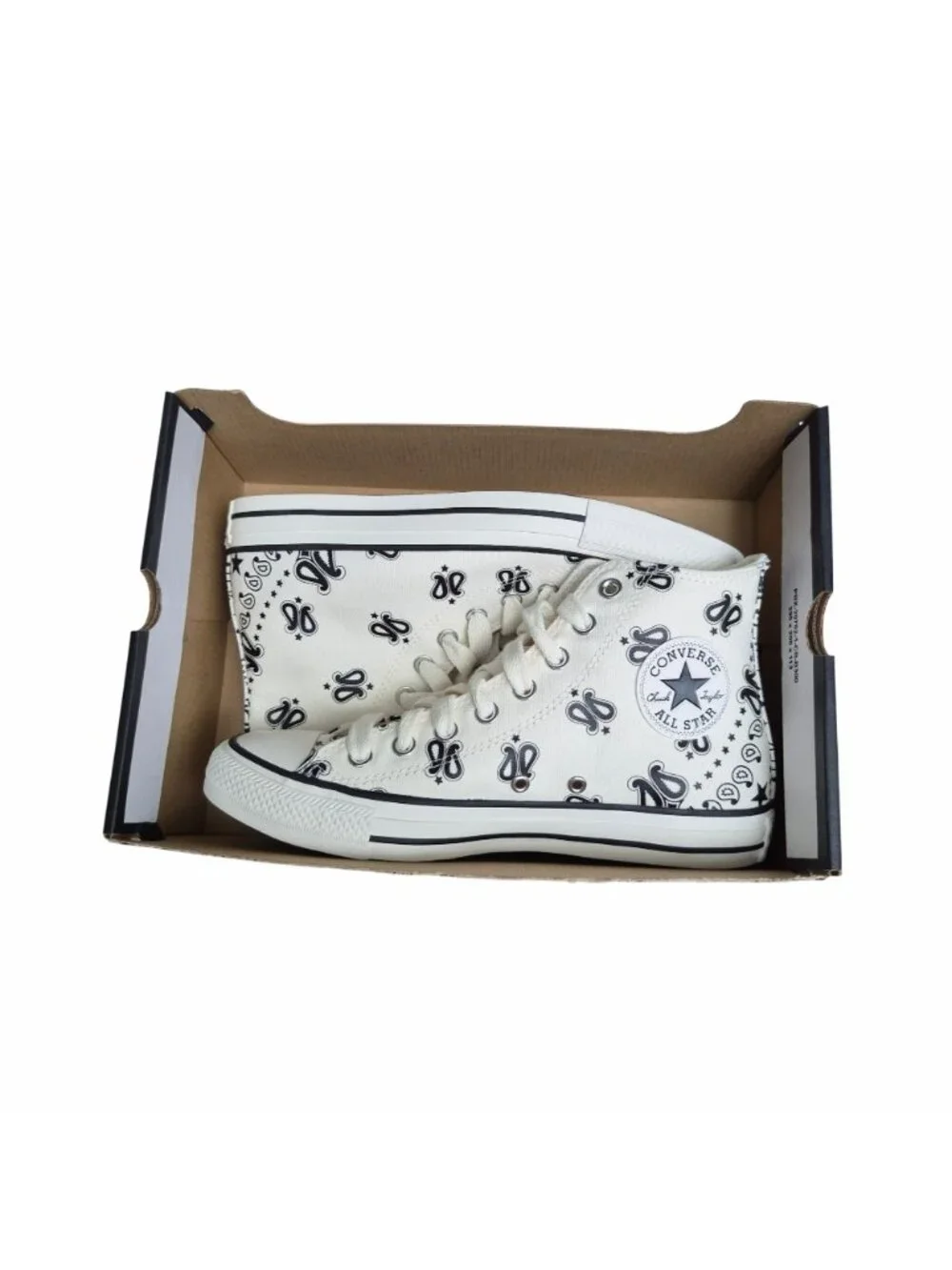 ⭐Converse Chuck Taylor High Paisley Sz 6.5 Men's shoes Sneaker Black A15810F